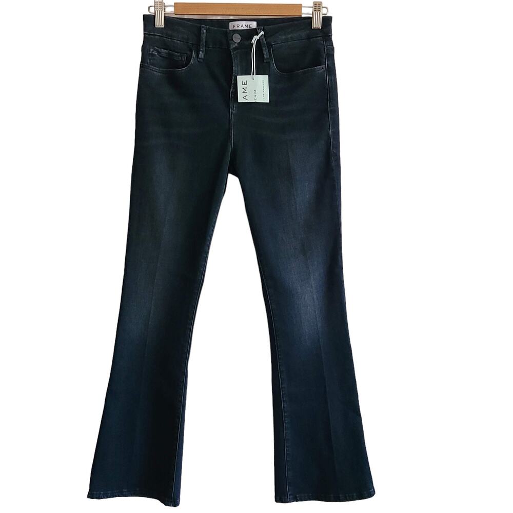 FRAME Le Crop Mini Boot‎ Dorset Wash Stretch Jeans LCMB147 Women's 27